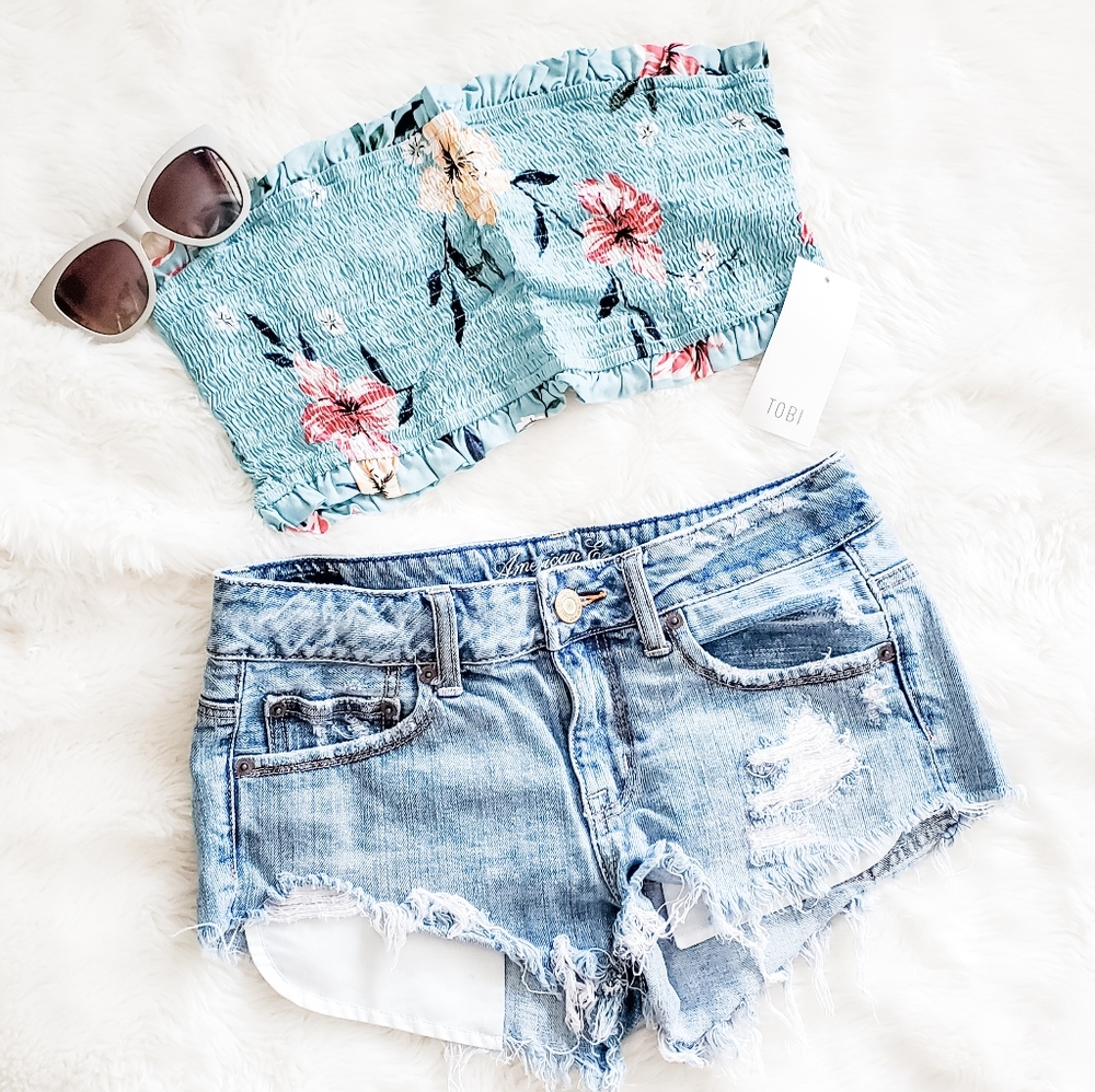 Tobi Floral Tube Top
